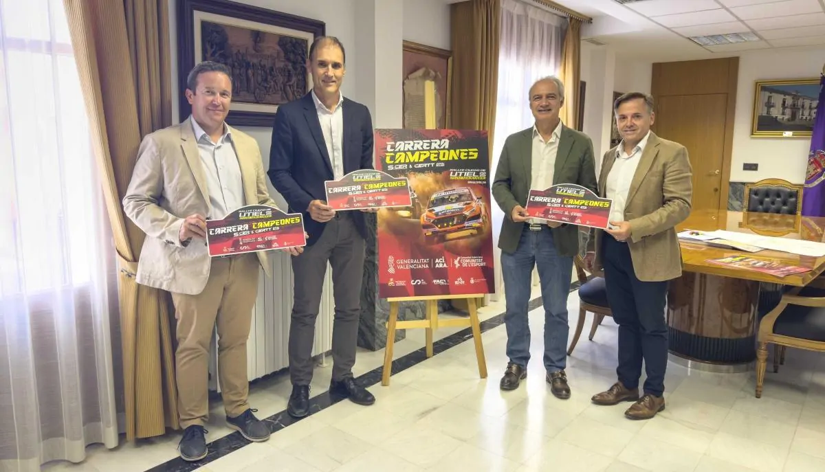 Presentación del cartel oficial del RALLYE CIUDAD DE UTIEL 2025